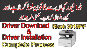 RICOH Aficio 301 SPF Driver Download / Driver Installation.