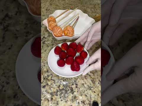 ASMR A perfect tanghulu. Фрукты в стекле😮🤤#asmr