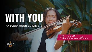 Jimin (지민) BTS & Ha Sung-woon (하성운) - With You 가사 (Our Blues OST) | Cover by Toscana Music Bali