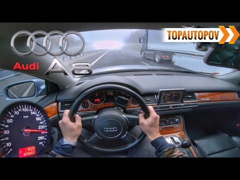 Audi A8 D3 4.0TDI quattro (202kW) |7| 4K DRIVE POV - V8 SOUND, ACCELERATION & TOP SPEED  TopAutoPOV