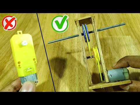 How to Make Gear Motor Without any Gear at Home