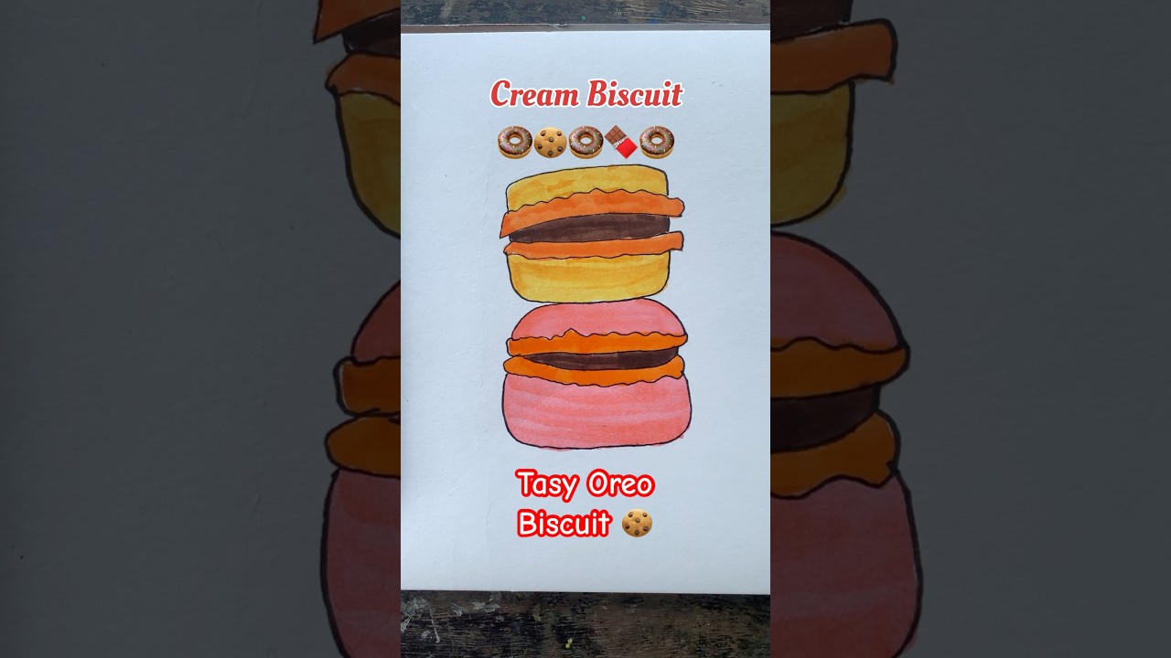 Tasty Cream Biscuit 🍪🍩🌈 For Kids 