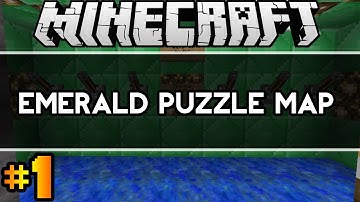 Minecraft:Emerald Puzzle Map Part 1 - Pressure Plates