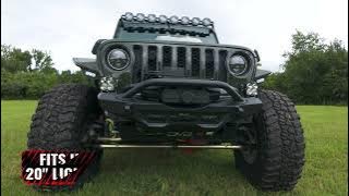 DV8 Spec Series Front Bumper | Winch-Ready, High Clearance, Bold Lighting Options