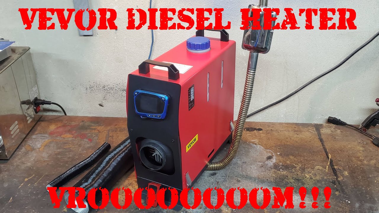 Vevor Diesel Heater. 12v 8KW Shop/RV Heater. Unboxing, Test and