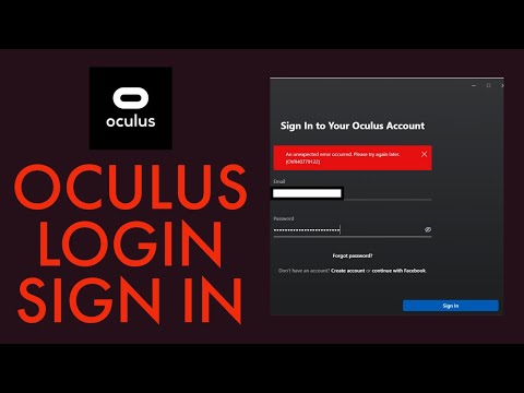 Oculus Login 2021 | Oculus Account Login Sign In | oculus.com Login