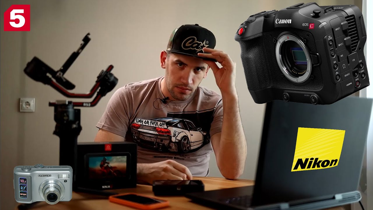 Dji RS2, Atomos NINJA V и Canon R не решают вопросы. На что снимать крутое видео?