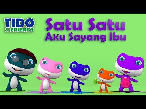 Lagu Anak : Satu Satu Aku Sayang Ibu ; Video Anak PAUD LUCU LUCU