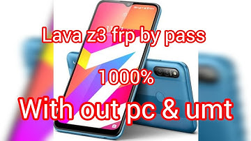 Lava z3 frp by pass 1000%| Lava z3 hard reset || Lava z3 frp bypass by umt