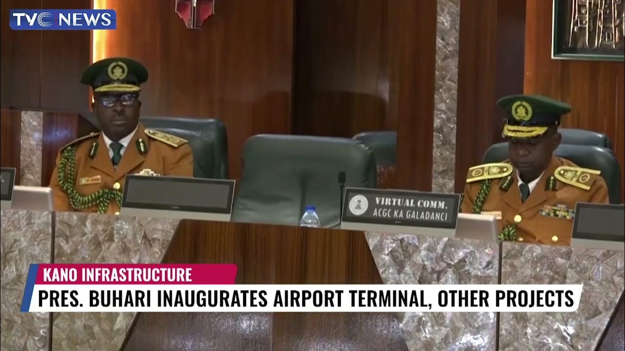 President Buhari Inaugurates Airport Terminal, Other Projects In Kano