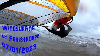 Windsurfing at Fraisthorpe - 7th January 2023