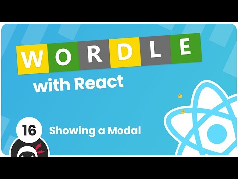 Download Make a Wordle Clone with React #16 - Making a Modal