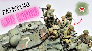 HOW to PAINT SOVIET, RUSSIAN WW2 INFANTRY FIGURES (1/35, Tamiya)