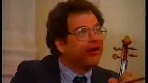 Itzhak Perlman Master Class