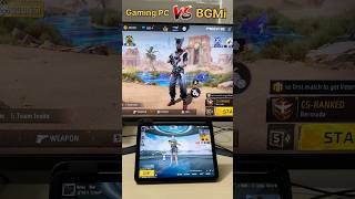 GAMING PC🔥 VS BGMi😈 vs 120FPS vs 60FPS VS Galaxy Z Fold 6 vs RTX 5090 vs S22 vs S24 #bgmi #shorts