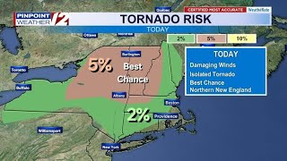 WPRI 12 Weather Alert 6/18/26: Severe T-Storm Risk This Afternoon
