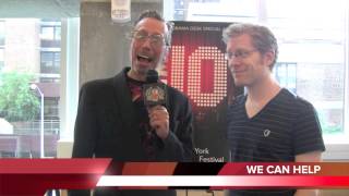 Interviews with Broadway and Film Star,Anthony Rapp and J. Robert Spencer at NYMF Press Conference