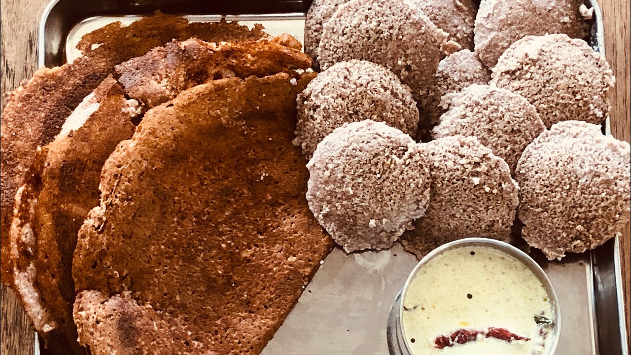 How to make soft Ragi /Finger millet Idli Dosa in Instant pot weight loss millet Recipe Easy