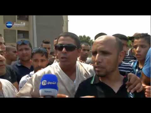 الجزائر العاصمة سكان عين المالحة يحتجون بعين النعجة