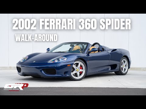 2002 Ferrari 360 Spider 6-Speed - WalkAround