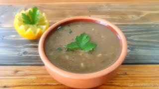 طريقة عمل شوربة العدس الممروتة ولا أطيب how to make a delicious lentil soup