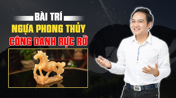 Ý nghĩa của NGỰA phong thủy và cách bài trí giúp CÔNG DANH RỰC RỠ