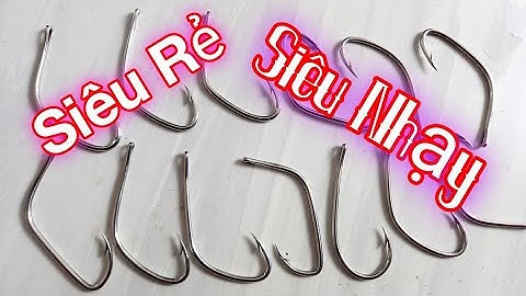 🔴 Lưỡi câu Cá Quả, Lưỡi Cá Lóc siêu nhạy, Lưỡi câu nhái thật, Lưỡi câu nhái đùng rẻ mà chất