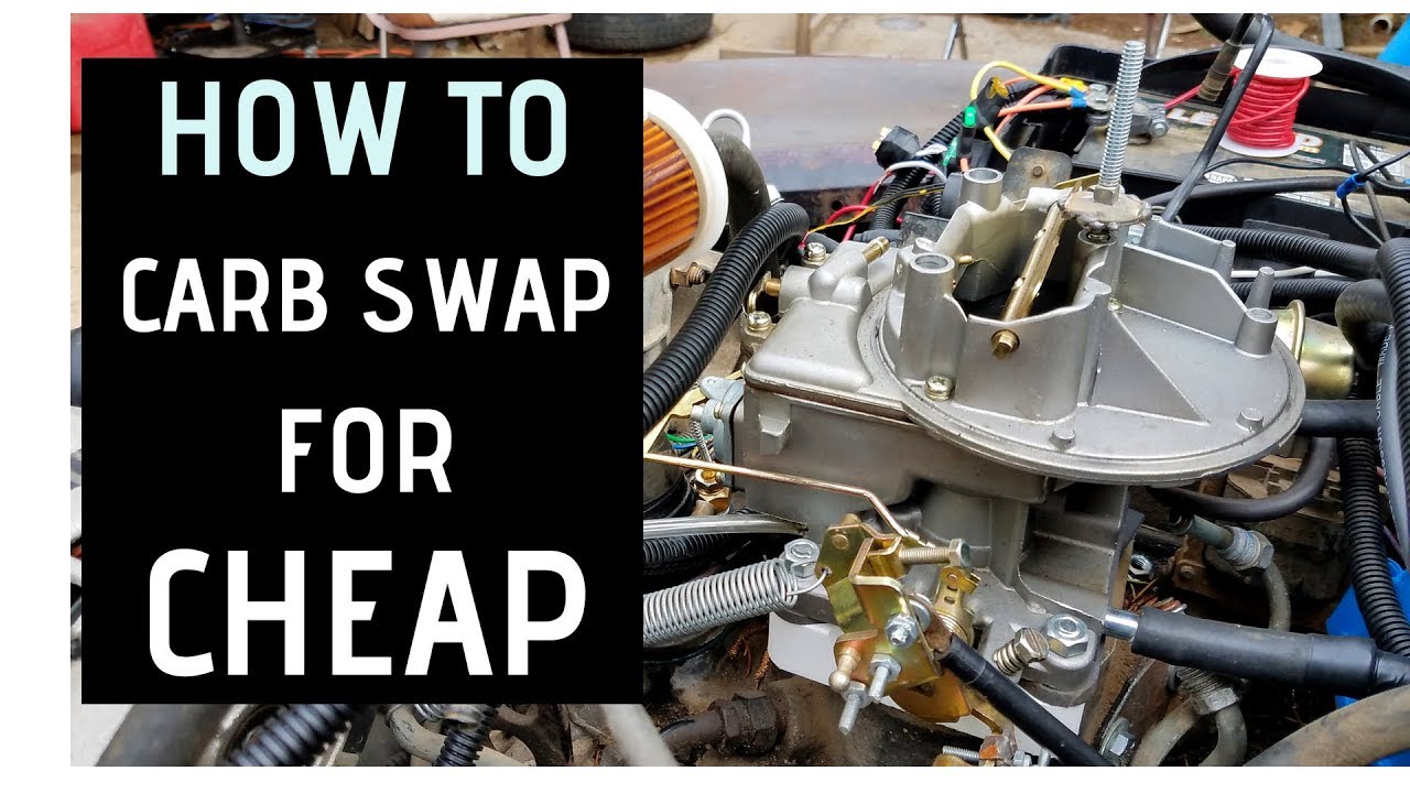 How to tbi to carb swap chevy - YouTube.