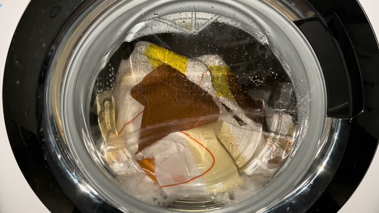 Candy GVF4 137 LWHC | шерсть 40° 800об (Только старт стирки) | стирка ванной шторы