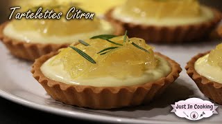 Recette des Tartelettes Citron Chocolat Blanc Estragon de Frédéric Bau