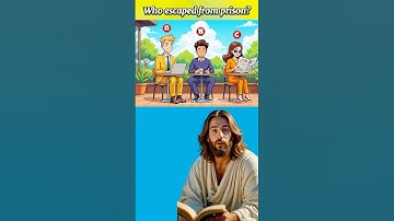 Guess who escaped from prison? #riddle #viral #cartoon #funny