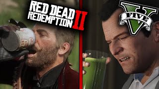 WHAT THE... DETAILS! #2 | RDR2 vs. GTA5