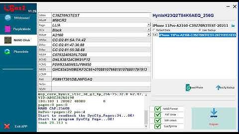 iBox2 Write backup syscfg data