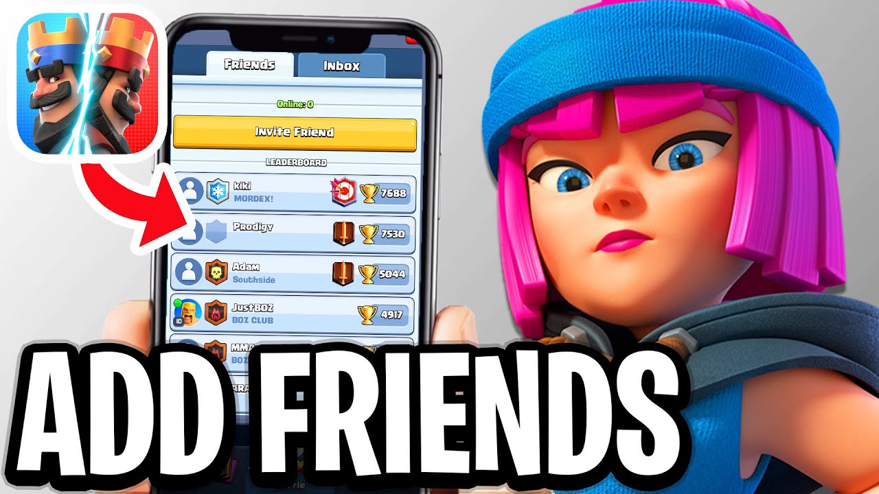 How To Add Friends In Clash Royale - Step by Step