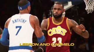 LEBRON JAMES and CARMELO ANTHONY : Friends Forever