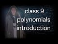Class 9 ch- 2 polynomials introduction 