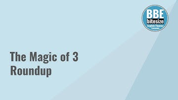 The Magic of 3 & Parallel Structure Review