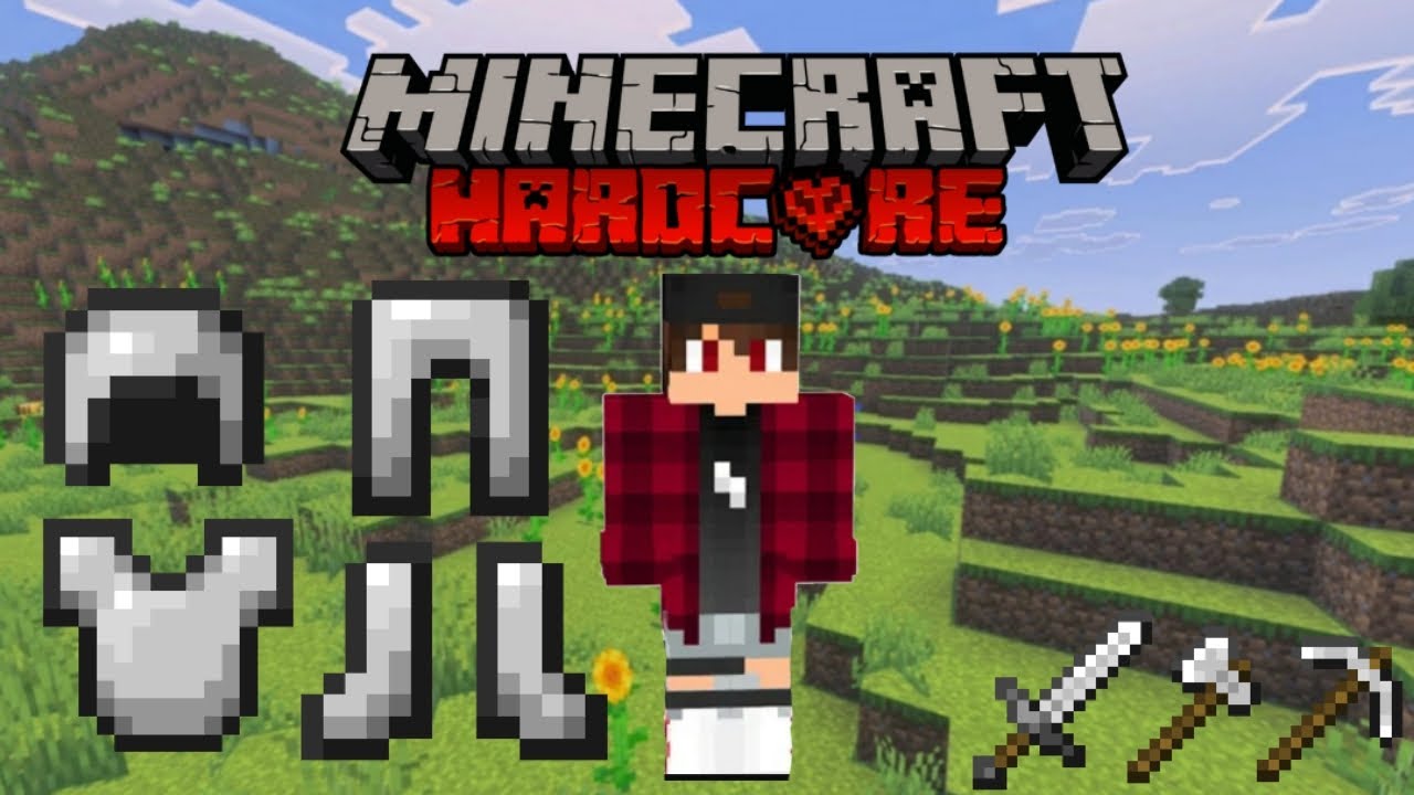 Day 1 in minecraft hardcore gone wrong #minecraft hardcore - YouTube