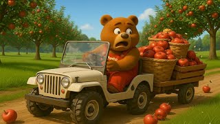 What Made The Bear Panic On His Apple Run? Farm Work Pogo Farm