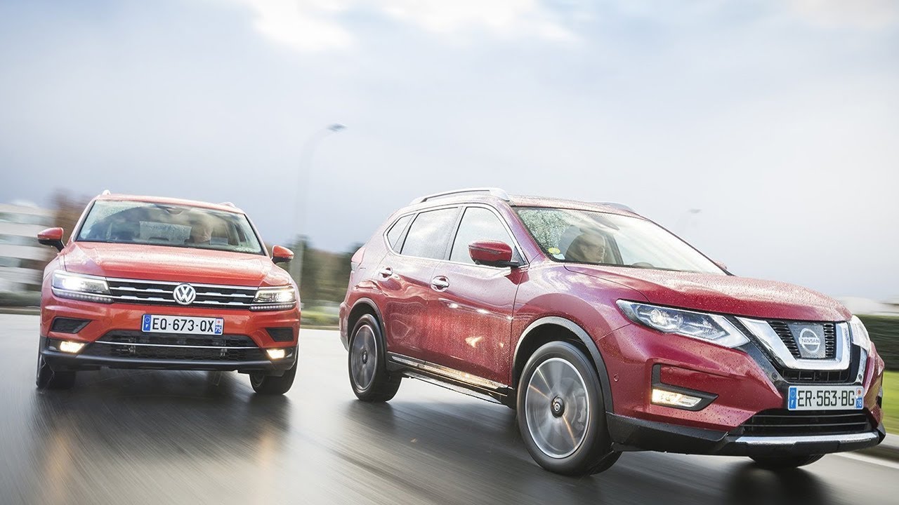 2018 Volkswagen Tiguan Allspace vs 2018 Nissan XTrail YouTube