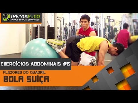 Exercícios Abdominais #15 - Exercício abdominal na Bola Suiça - Fitball - 동영상