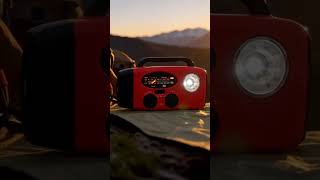 The Perfect Part Emergency Crank &amp; Solar Radio – Power Bank &amp; Flashlight