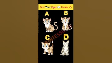 How Fast Is Your Eyes Lets Test ! | Test Your IQ | Riddel And Puzzles | #shorts #viral #paheliyan