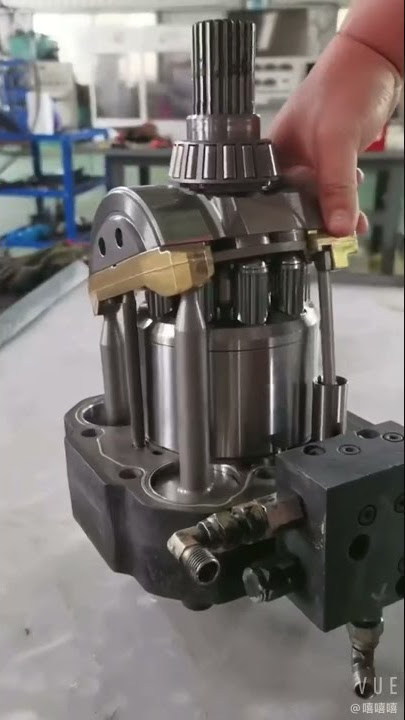 Linde series hydraulic motor compoents assembly process