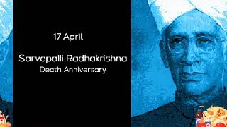 A Salute And Tribute, Remembering Dr Sarvepalli Radhakrishnan On His Death Anniversary - 17/04/2020 A Salute And Tribute, Remembering Dr Sarvepalli Radhakrishnan On His Death Anniversary - 17/04/2020