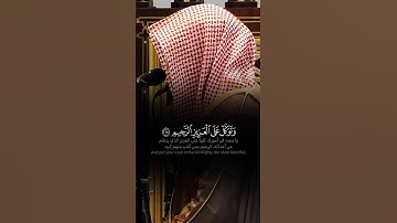 ﴿ وَتَوَكَّلْ عَلَى الْعَزِيزِ الرَّحِيمِ ﴾ تلاوة بديعة آسرة للشيخ ناصر القطامي 🖤🍂
