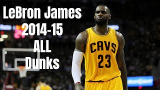 LeBron James 2014-15 All Dunks