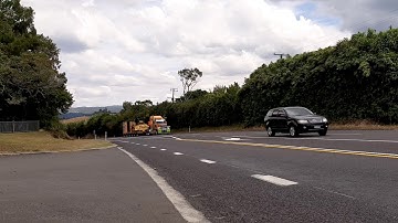 Pollock Cranes Western Star 6900 on the pull