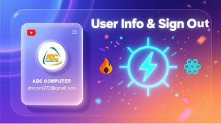 Display User Info & Sign Out in Firebase Auth | React Authentication Tutorial Bangla