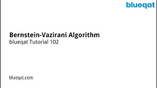 Chapter_102 Bernstein Vazirani algorithm